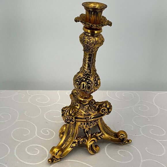 Girandole Hollywood Regency Candle Holder Candlestick No 5217 - Picture 1 of 5